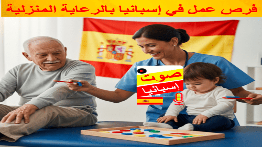 فرص عمل في إسبانيا بالرعاية المنزلية