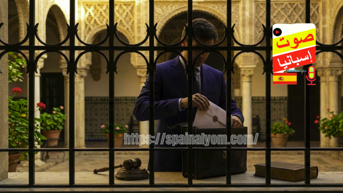 لوحة إبداعية ترمز لإغلاق ملف قضية دييغو مانويل أغويرا في إشبيلية - صوت إسبانيا