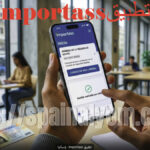 شخص يستخدم تطبيق Importass في إسبانيا لإدارة معاملات الضمان الاجتماعي والحصول على رقم NUSS، تقرير من صوت إسبانيا.