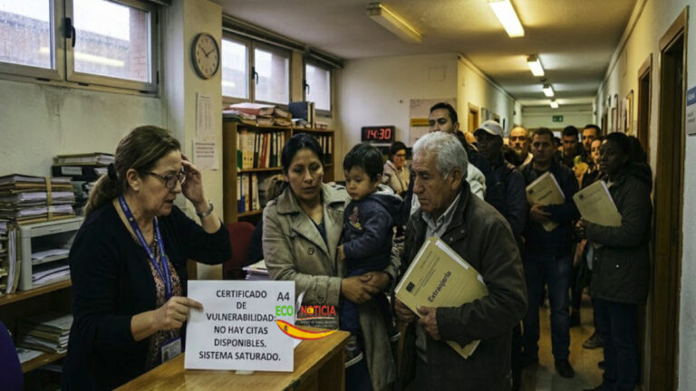 شهادة الهشاشة للتسوية الاجتماعية في إسبانيا Certificado de vulnerabilidad وأزمة المواعيد في المكاتب.