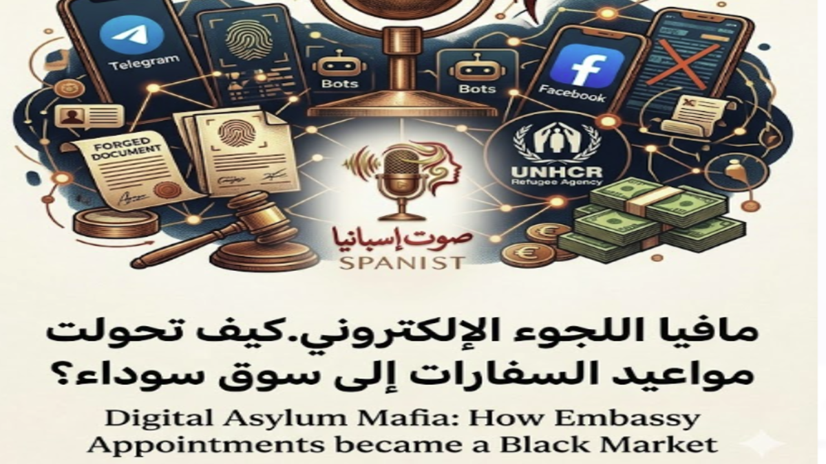 تحقيق صوت اسبانيا حول مافيا اللجوء الإلكتروني وسوق المواعيد السوداء