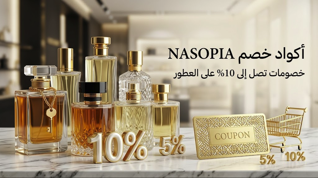 أكواد خصم Nasopia على العطور النيش وعطور المؤلف