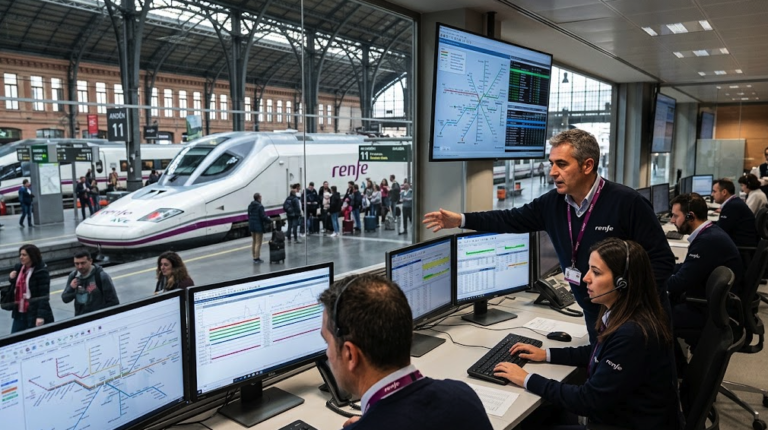 عرض عمل في Renfe لـ144 وظيفة في مراكز إدارة الحوادث والعمليات