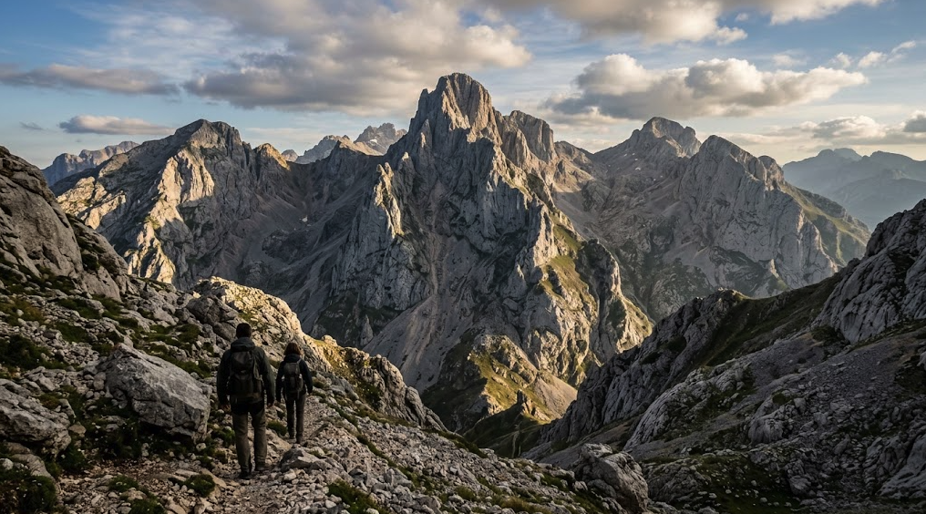 Torrecerredo in the Picos de Europa where a British climber died after a fall
