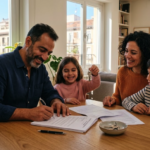 عائلة تراجع عقد إيجار منزل ومفاتيح شقة سكنية في مدريد بموجب مراسيم السكن الجديدة في إسبانيا — صوت إسبانيا.